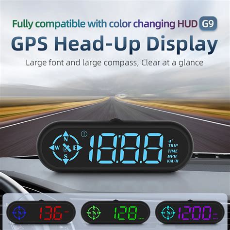 NOYAFA NF G9 HUD GPS Compteur De Vitesse Auto Num Rique M Tre T Te