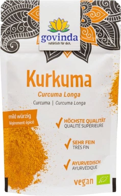 Govinda Kurkuma Mielona Bio 60 G Ayurveda 101 Sklep Internetowy