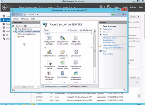Comment Installer Et Configurer Le Server Web Iis Sous Windows Server
