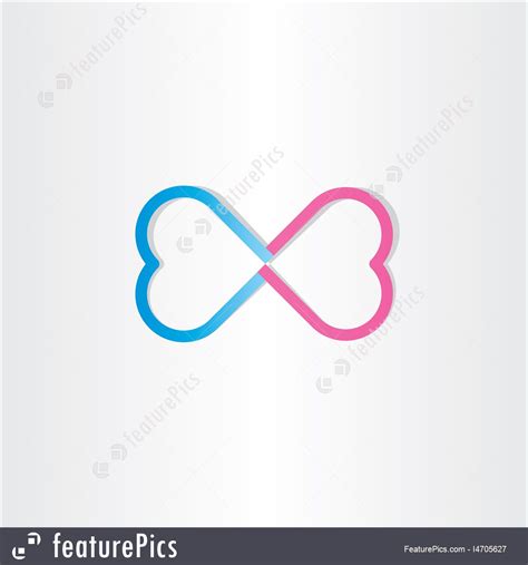 Infinity Heart Vector At Collection Of Infinity Heart