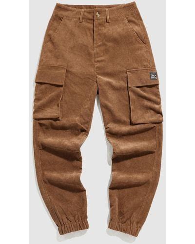 Brown Corduroy Pants For Men Up To 78 Off Lyst