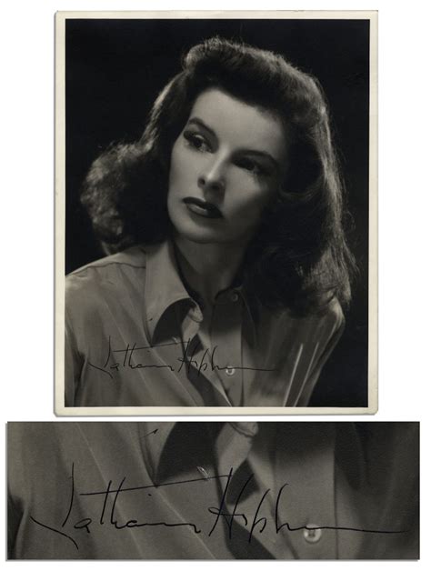 Sell Or Auction Your Katharine Hepburn Signed Photo Autographed