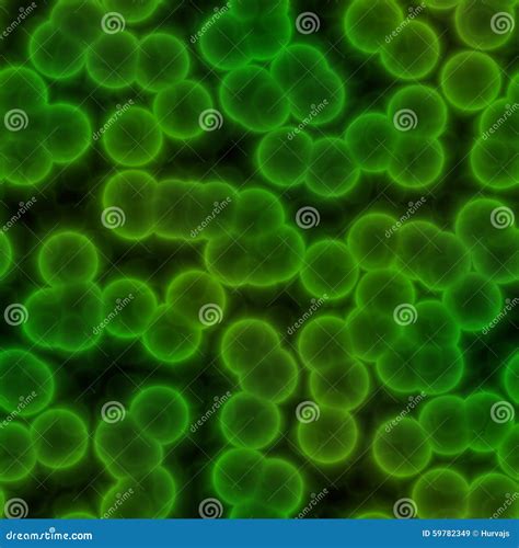 Abstract Bacteria Cells Seamless Texture Or Background Stock Image