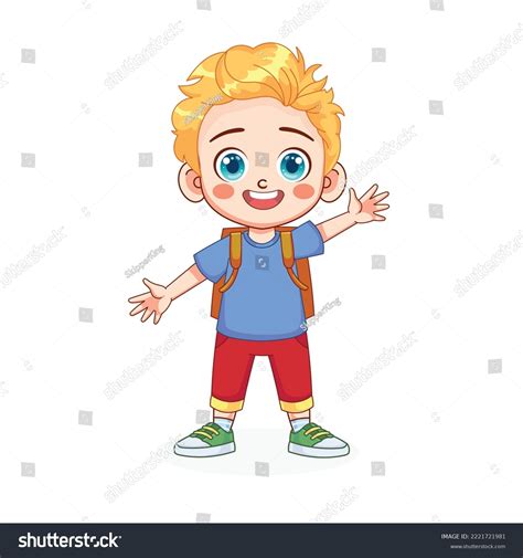 128 Boy Blonde Hair Bag Cartoon Images Stock Photos And Vectors