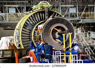 Jet Engine Remove Aircraft Airplane Maintenance Stock Photo 1278085699 | Shutterstock