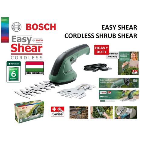 Bosch Easy Shear 36v Cordless Shrub Shear And Trimmer Shopee Malaysia