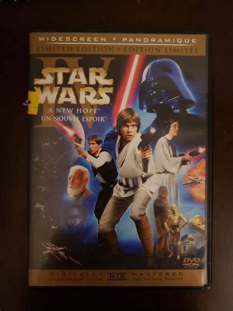 Star Wars Episode IV A New Hope DVD Limited Edition - Etsy