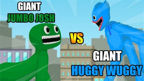 Giant Jumbo Josh Vs Giant Huggy Wuggy Creepy Giants Tournament