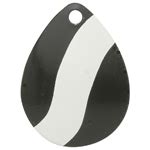 Deep Cup Colorado Spinner Blade Sz Black White Stripe