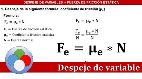 Cual Es El Coeficiente De Friccion Estatica Image To U