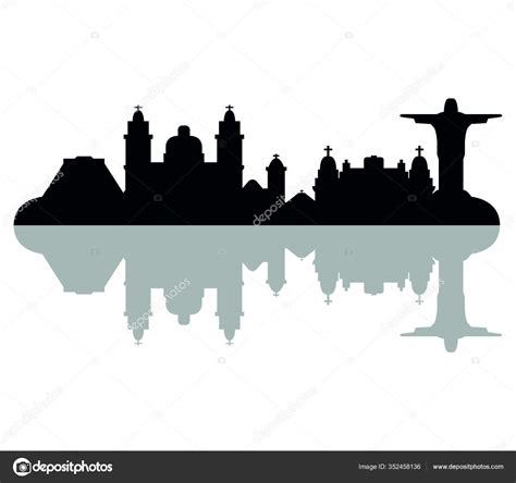 Skyline Rio Janeiro Stock Vector Image By PantherMediaSeller 352458136