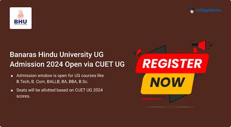 Banaras Hindu University UG Admission 2024 Open Via CUET UG Bhucuet