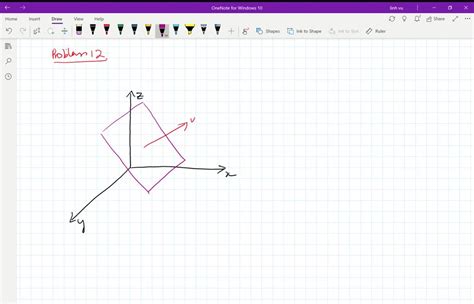 SOLVED Suppose 𝐯 is a nonzero position vector in x y z space How many