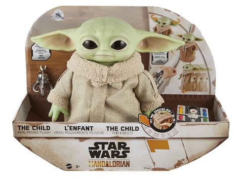 Mandalorian Grogu The Child Baby Yoda Animatronic Mini And Plush Disney