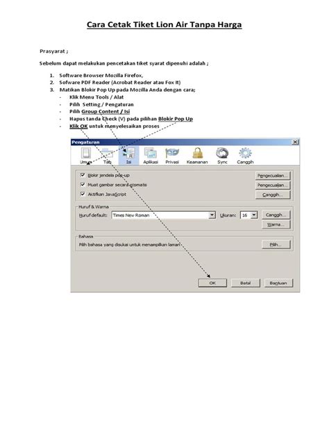 PDF Cara Cetak Tiket Lion Air Tanpa Harga DOKUMEN TIPS