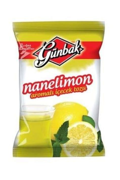 Günbak Nane Limon Aromatik Toz Içecek 250 Gr Fiyatı Yorumları Trendyol