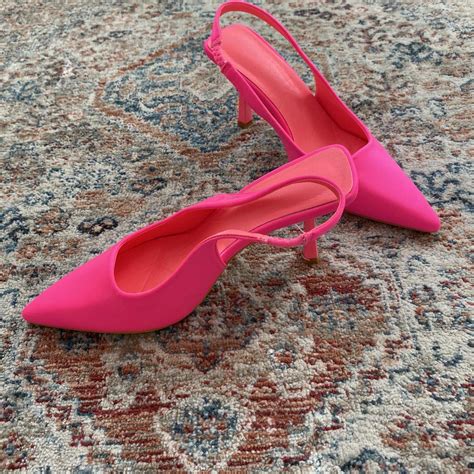 Iconic Hot Pink High Heels Barbie Pink Highheels Depop
