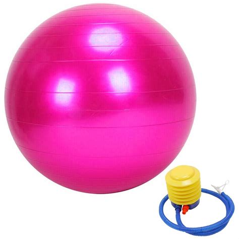 Buy Exercise Gym Yoga Ball Fitness Pregnancy Birthing Anti Burst Pump