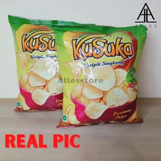 Jual Kusuka Keripik Singkong Rasa Rumput Laut Seaweed Cassava Chips 180