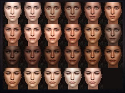 Sims 4 Cc Custom Content Skin Tones Remussirions Female Skin 19