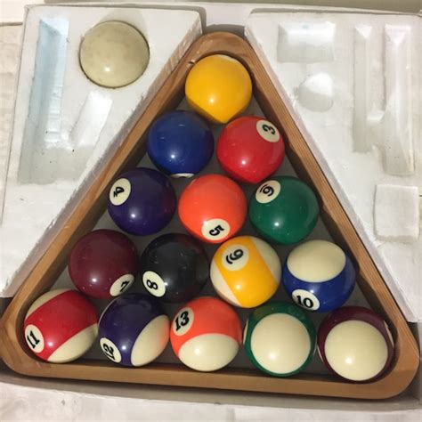 Vintage Pool Balls - Etsy