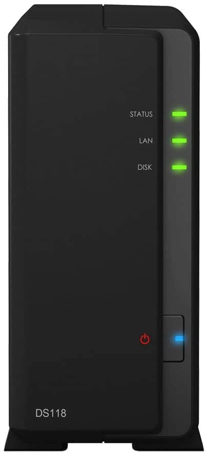 Synology 1 Bay NAS DiskStation DS118 Diskless Walmart