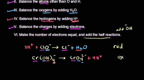 Balance Chemical Equation In Acidic Solution Calculator Tessshebaylo