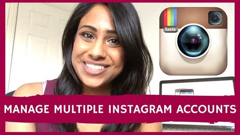 How To Manage Multiple Instagram Accounts Instagram Tutorial Veena