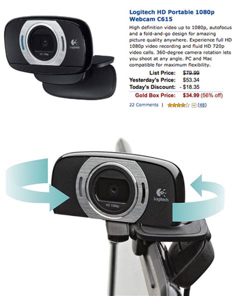 Logitech Hd Portable 1080p Webcam C615 Has Autofocus Gets Blown Out