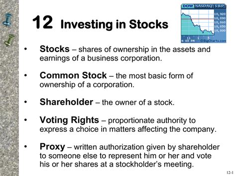 Chapter 12 Investing In Stocks