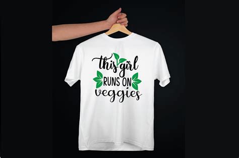 This Girl Runs On Veggies Graphic By Ranastore432 · Creative Fabrica