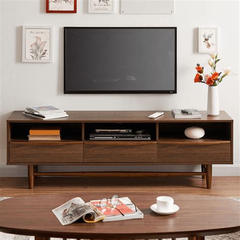Pierre Walnut Tv Unit Simple Deals