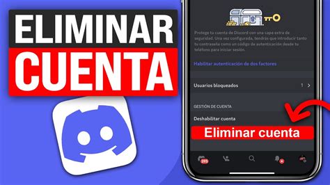 C Mo Eliminar Una Cuenta De Discord Borrar Cuenta De Discord