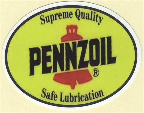 Pennzoil Motor Oil Sticker