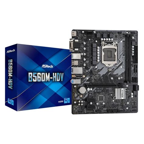 Asrock B560M HDV LGA 1200 Micro ATX Intel B560