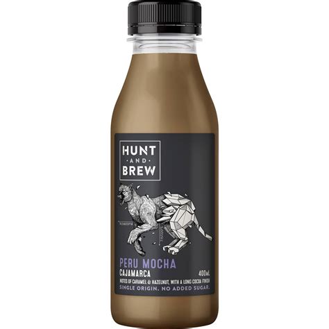 Hunt And Brew Peru Mocha Coffee Milk Drink 400ml Woolworths