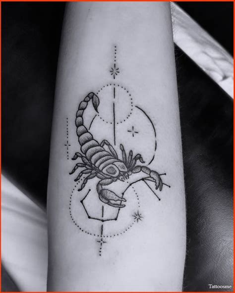 Girly Scorpio Symbol Tattoos