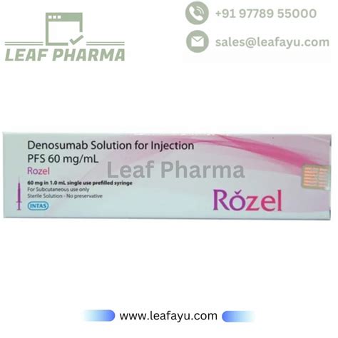 Rozel Denosumab Solution For Injection Pfs Mg Ml Packaging Type