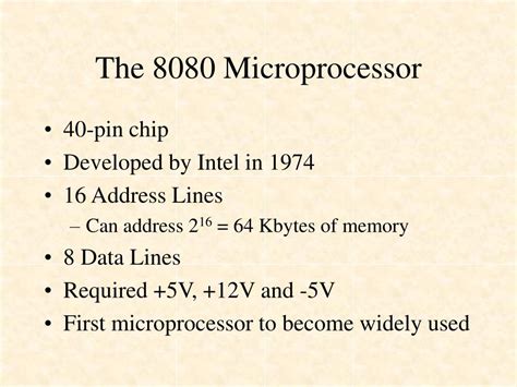 Ppt A Brief History Of Microprocessors Powerpoint Presentation Free