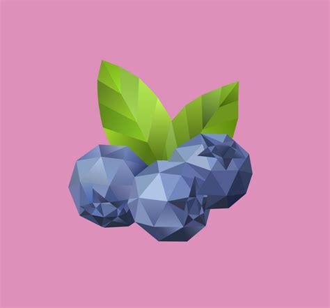 Low Poly Blueberry Figma