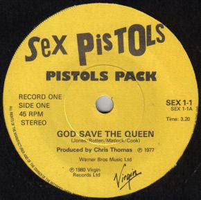 God Save The Sex Pistols Pistols Pack UK Collection God Save The