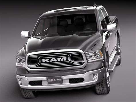 道奇ram 1500 Laramie Limited 2015 3d模型 129 Lwo Obj Max Fbx C4d