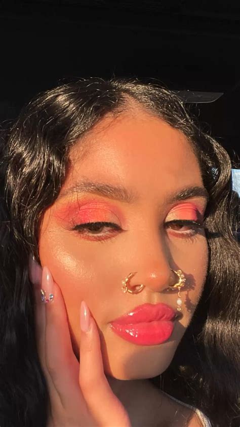 Photos Of The Pink Makeup Look 💖🧡🤍 Flawless Makeup Pink Makeup Eye Makeup Art