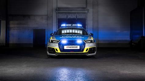 Audi Rs R Abt Sportsline Chevaux Pour La Polizei Les Voitures