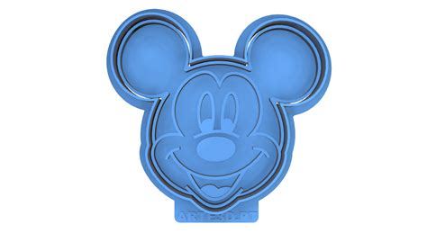 Fichier Stl T Te De Mickey Mouse D Coupeur De Biscuits Plan Pour