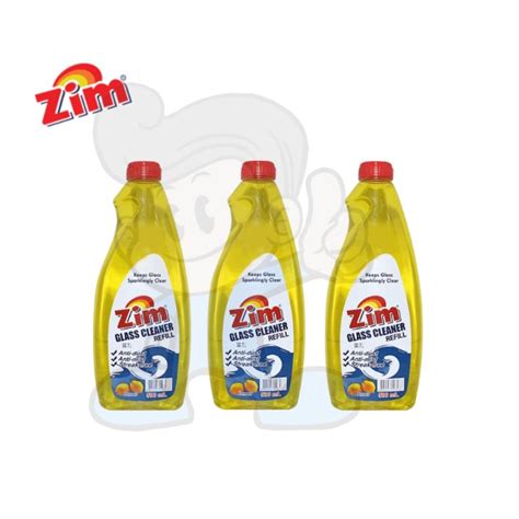 Zim Glass Cleaner Refill Lemon 3 X 500ml Furniture And Home Living Cleaning And Homecare