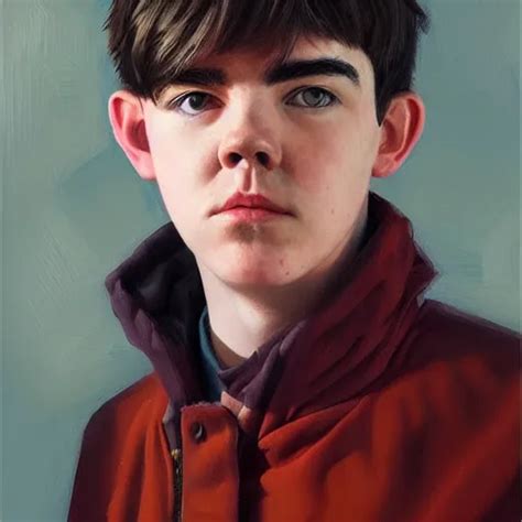 Portrait Art Of Declan Mckenna Concept Art Oil Stable Diffusion