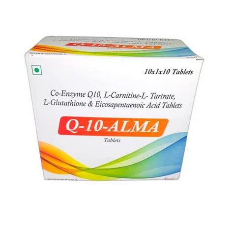 Co Enzyme Q10 L Carnitine L Tartrate L Glutathione Eicosapentaenoic