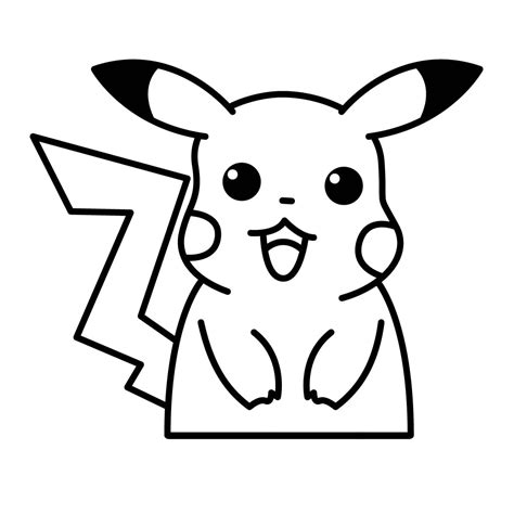 Dibujos De Pikachu Para Colorear E Imprimir