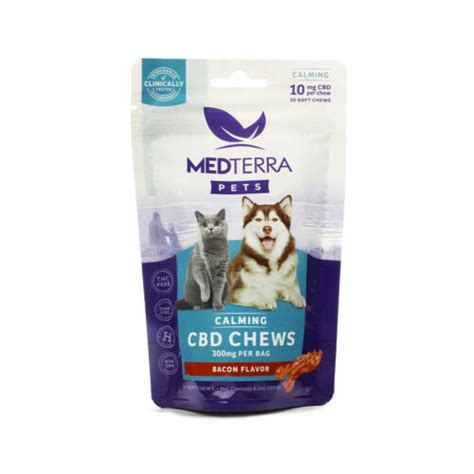 CBD Calming Pet Chews Medterra Pets CBD For Pets